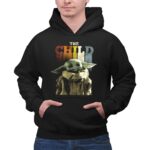 Star Wars The Mandalorian The Child Colorful Letters Iconic Yoda Inspired Baby Grogu Image 2 Hoodie.jpg