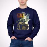 Star Wars The Mandalorian The Child Colorful Letters Iconic Yoda Inspired Baby Grogu Image 3 Sweatshirt.jpg