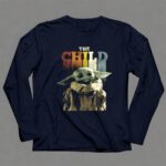 Star Wars The Mandalorian The Child Colorful Letters Iconic Yoda Inspired Baby Grogu Image 6 Long Sleeves.jpg