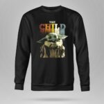 Star Wars The Mandalorian The Child Colorful Letters Iconic Yoda Inspired Baby Grogu Image 9 Sweatshirt.jpg