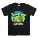 Star Wars The Mandalorian The Child Cute Blue Hue Baby Yoda Grogu T Shirt 6.jpg