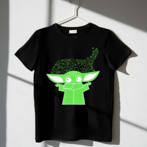 Star Wars The Mandalorian The Child Grogu Clover Charm 1 T Shirt.jpg
