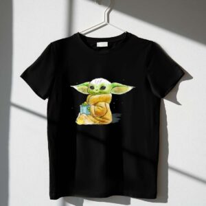 Star Wars The Mandalorian The Child Grogu Drinking Soup 1 T Shirt.jpg