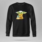 Star Wars The Mandalorian The Child Grogu Drinking Soup 9 Sweatshirt.jpg