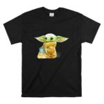 Star Wars The Mandalorian The Child Grogu Drinking Soup T Shirt 6.jpg