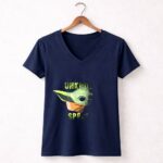 Star Wars The Mandalorian The Child Unknown Species Grogu 5 Womens V Neck.jpg