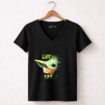 Star Wars The Mandalorian The Child Unknown Species Grogu 7 Womens V Neck.jpg