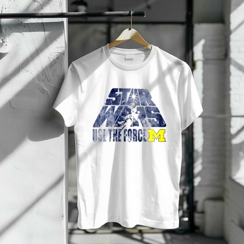 Star Wars Use The Force Michigan Wolverines 1 T Shirt 2.jpg
