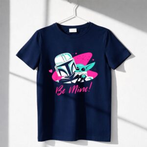 Star Wars Valentine's Day The Mandalorian And Grogu Be Mine Shirt