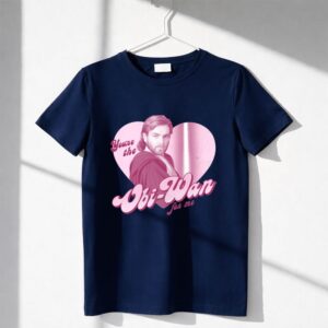 Star Wars Valentines Obi Wan For Me Heart Portrait Shirt