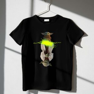 Star Wars Yoda And Grogu Lightning Force 1 T Shirt.jpg