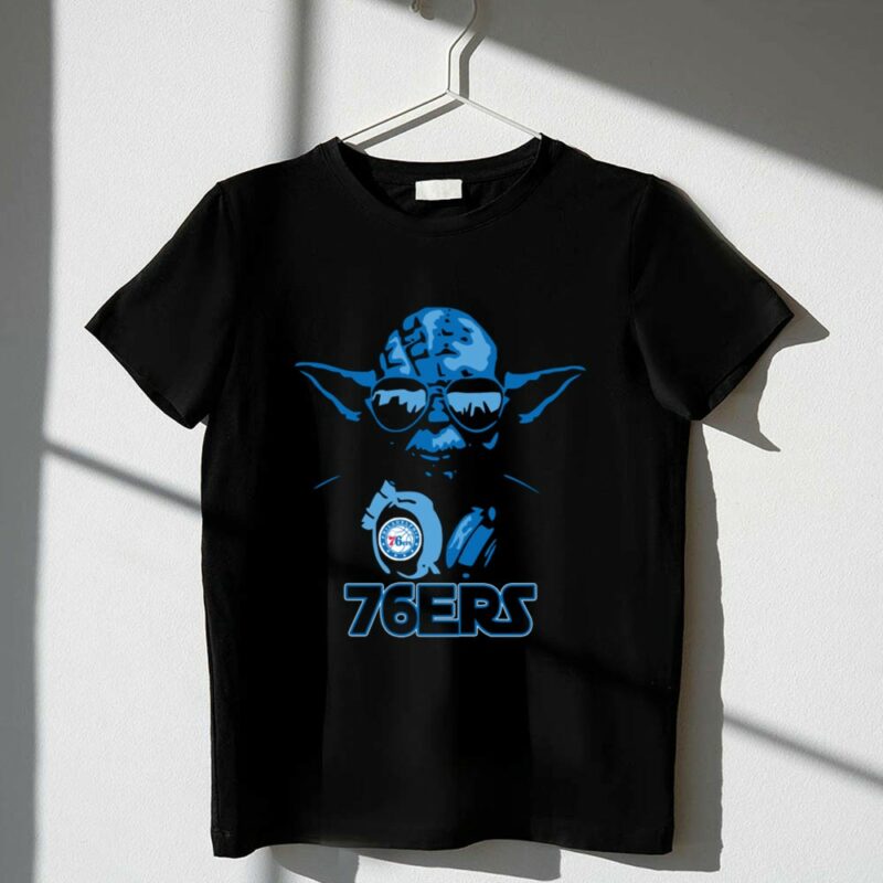 Star Wars Yoda Philadelphia 76ers Fans 76ers 1 T Shirt.jpg
