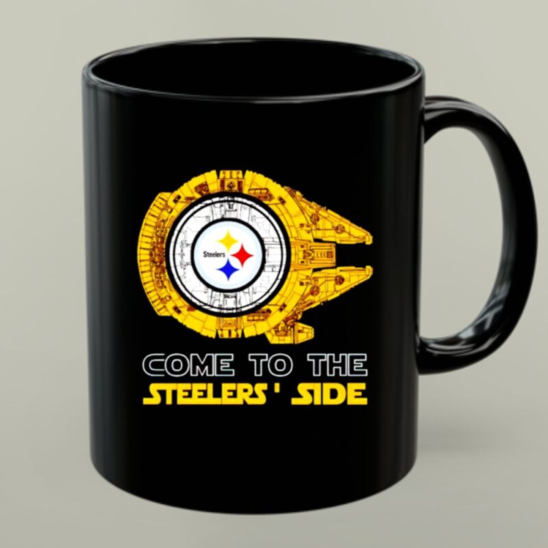 Star Wars and Pittsburgh Steelers come to the steelers side 1 mug.jpg
