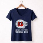 Star Wars come to the Cincinnati Bengals side 9 Womens V Neck.jpg