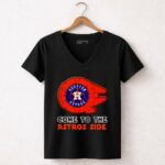 Star Wars come to the Houston Astros side 5 Womens V Neck.jpg