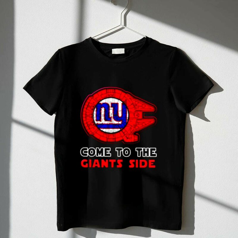Star Wars come to the New York Giants side 1 T Shirt