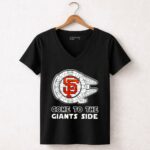 Star Wars come to the San Francisco Giants side 5 Womens V Neck.jpg