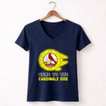 Star Wars come to the St Louis Cardinals side 9 Womens V Neck.jpg