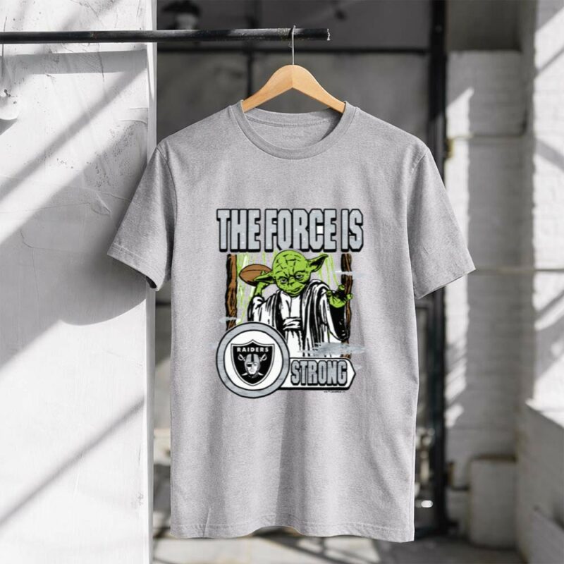 Star Wars x Las Vegas Raiders Yoda Light Side 1 T Shirt