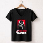 Star wars darth vader detroit red wings empire 5 Womens V Neck.jpg