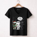 Star20Wars20Boba20Its20Cold20Outside20Winter20Snow20Darth20Vader20Stormtrooper20Santa20Hat 5 Womens V Neck.jpg