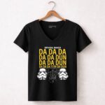Star20Wars20Darth20Vader20Imperial20March20Da20Da20Da20Stormtrooper20Helmets 5 Womens V Neck.jpg