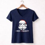 Star20Wars20Stormtrooper20Santa20Hat20Naughty20List20Christmas20Holiday20Humor 9 Womens V Neck.jpg