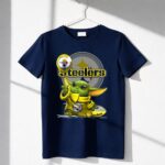 Steelers-Baby-Yoda-Balancing-Pittsburgh-Football-Sphere-1-T-Shirt