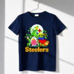 Steelers-Football-Baby-Yoda-Vs-Gnome-Happy-Easters-And-St-Patricks-Day-1-T-Shirt