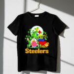 Steelers-Football-Baby-Yoda-Vs-Gnome-Happy-Easters-And-St-Patricks-Day-6-T-Shirt