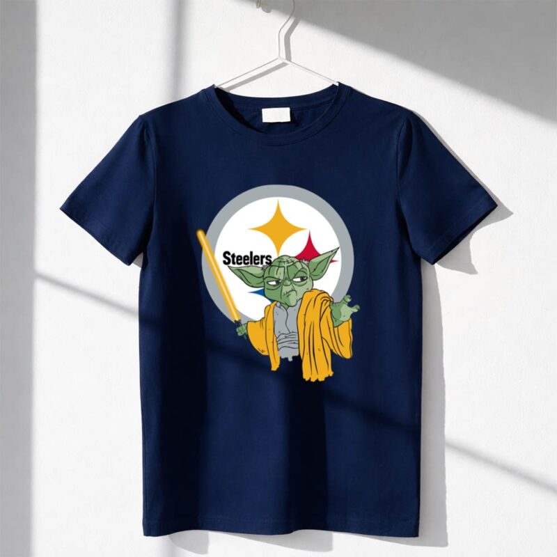 Steelers Yoda Star Wars Crossover With Lightsaber 1 T Shirt