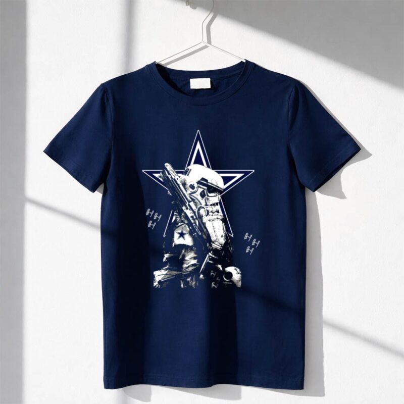 Stormtrooper Dallas Cowboys Star Wars Crossover Fan 1 T Shirt