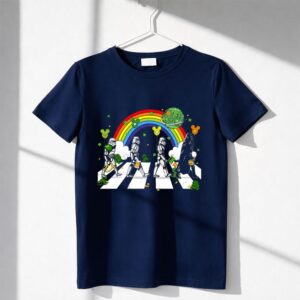 Stormtrooper Darth Vader Walking Abbey Road Irish Shamrock Shirt