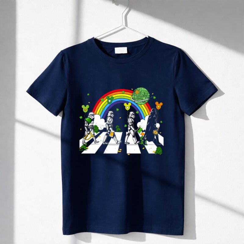 Stormtrooper Darth Vader Walking Abbey Road Irish Shamrock 1 T Shirt