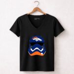 Stormtroopers Face Denver Broncos 5 Womens V Neck.jpg