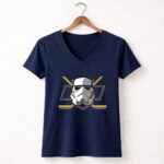 Stormtroopers Hockey Los Angeles Kings Face 9 Womens V Neck.jpg