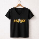 Stormtroopers Play Hockey For Los Angeles Kings 5 Womens V Neck.jpg