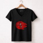 Tampa Bay Buccaneers The Millennium Falcon Star Wars 5 Womens V Neck.jpg