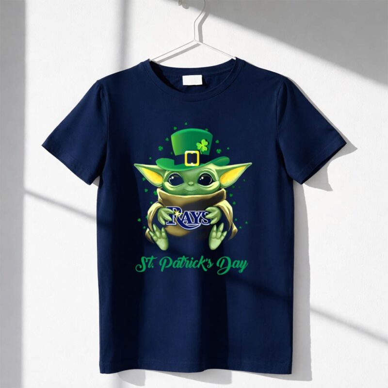 Tampa Bay Rays Baby Yoda St Patricks Day 1 T Shirt