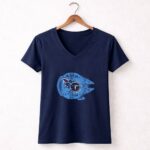 Tennessee Titans The Millennium Falcon Star Wars 9 Womens V Neck.jpg