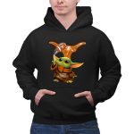 Texas Longhorns Baby Yoda Football Magic 7 Hoodie 1.jpg