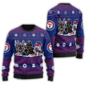 Texas Rangers Star Wars Characters Ugly Christmas Sweater 1.jpg