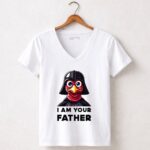 Thanksgiving Darth Vader 5 Womens V Neck.jpg