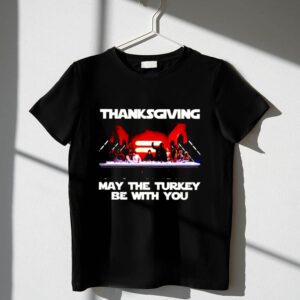 Thanksgiving May The Turkey Be With You Party Character 1 T Shirt.jpg