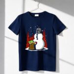 The-Best-Snowman-In-The-Parsec-Yoda-Hugs-Snowman-Mandalorian-Helmet-Snow-Star-Wars-1-T-Shirt