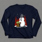 The-Best-Snowman-In-The-Parsec-Yoda-Hugs-Snowman-Mandalorian-Helmet-Snow-Star-Wars-9-Long-Sleeves