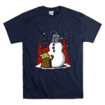 The-Best-Snowman-In-The-Parsec-Yoda-Hugs-Snowman-Mandalorian-Helmet-Snow-Star-Wars-9-T-Shirt