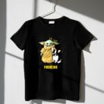 The Child Baby Yoda and Frenchie Star Wars 1 T Shirt.jpg