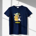 The Child Baby Yoda and Frenchie Star Wars 6 T Shirt.jpg