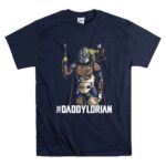 The-Daddylorian-Daddy-Mandalorian-Star-Wars-Parody-with-Baby-Alien-Companion-9-T-Shirt